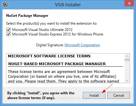 CreateWindows Phone(WP) Mobile Services Visual Studio