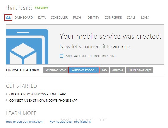 Windows Phone(WP) Mobile Services