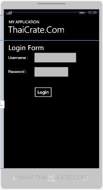 Windows Phone  Login User Password