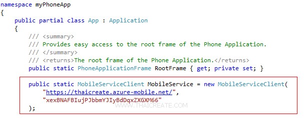Validate Modify data in Mobile Services บน Windows Phone Validate Modify data in Mobile Services บน Windows Phone