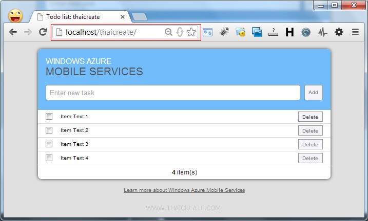 Azure Mobile Services HTML/JavaScript Azure Mobile Services HTML/JavaScript
