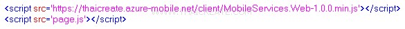 Azure Mobile Services HTML/JavaScript