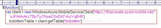 Azure Mobile Services HTML/JavaScript