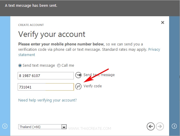 Windows Azure Sign up