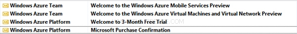 Windows Azure Sign up