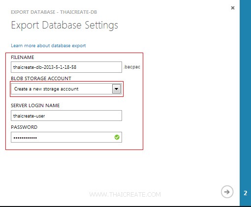 Backup Import Restore SQL Azure / SQL Database