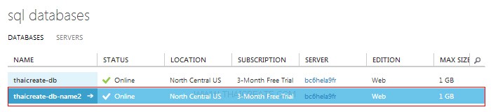 Backup Import Restore SQL Azure / SQL Database