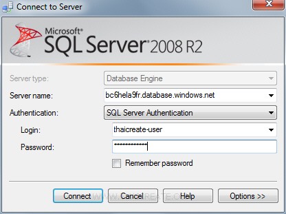 Backup Import Restore SQL Azure / SQL Database