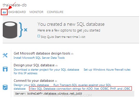 SQL Azure Connection String SQL Azure Connection String