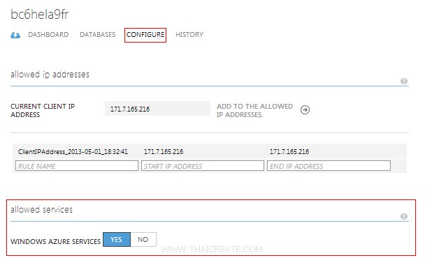 SQL Azure Connection String SQL Azure Connection String
