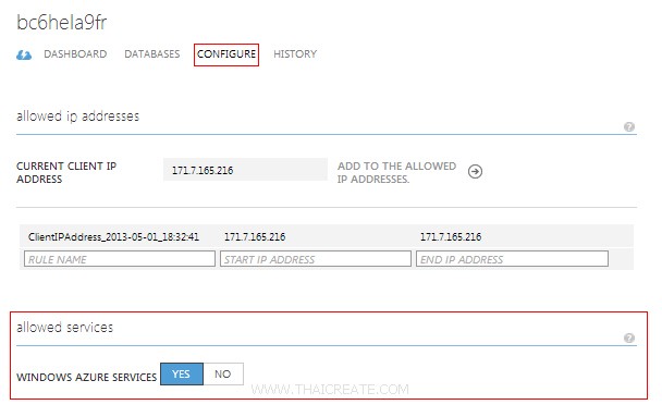 SQL Azure Connection String 