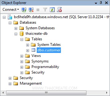 ตอนที่ 13 : Example : Java GUI ติดต่อ SQL Database บน Windows Azure