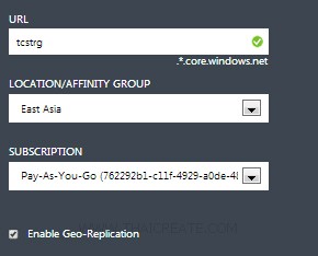 Windows Azure Storage