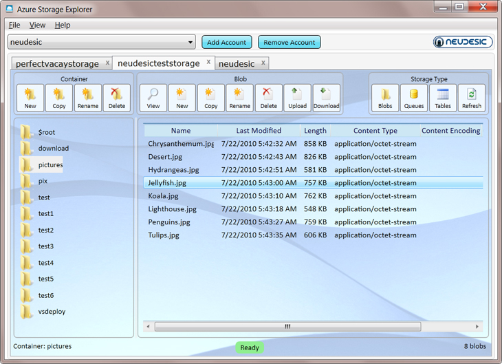 Azure Storage Explorer Azure Storage Explorer