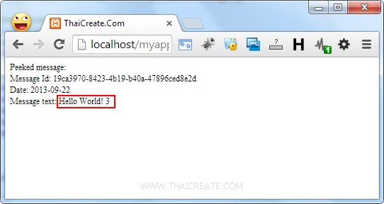 Queue Storage และ Azure PHP SDK