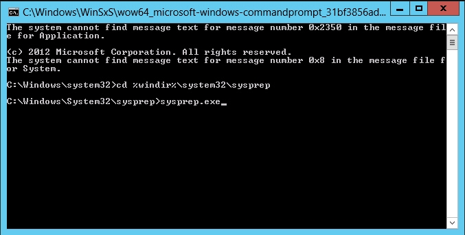 Capture Image Virtual Machine (VM)