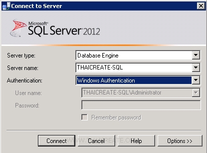 ตอนที่ 10 : การติดตั้ง SQL Server บน Virtual Machine ของ Windows Azure