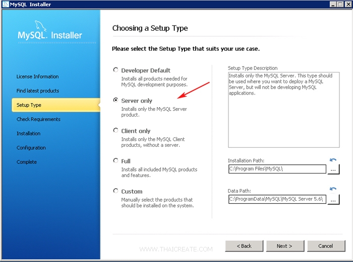 Mysql Virtual Machine ตอนที่ 11 : การติดตั้ง MySQL บน Windows Server 2008 R2 บน VM