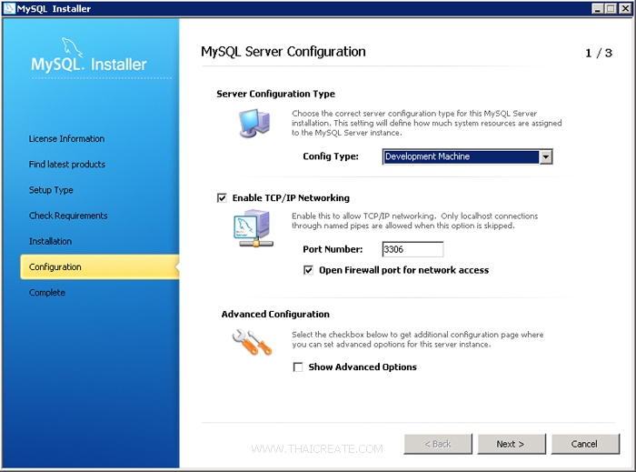 Mysql Virtual Machine ตอนที่ 11 : การติดตั้ง MySQL บน Windows Server 2008 R2 บน VM