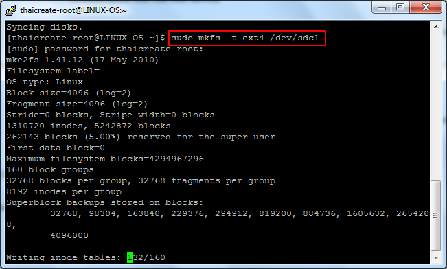 Attach Disk Linux OS Virtual Machine