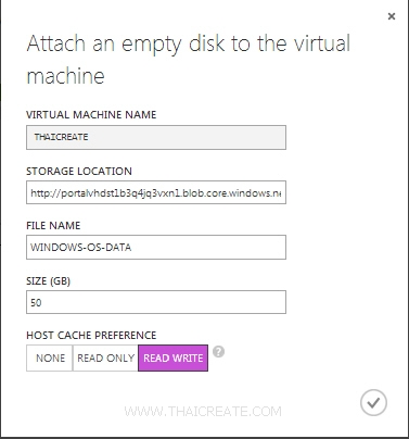 Attach Disk Windows OS Virtual Machine