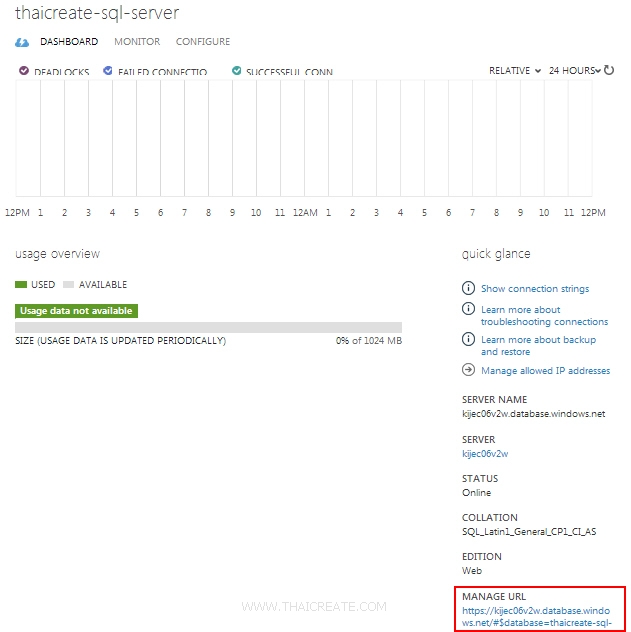 ASP.Net Web Site SQL Server Database