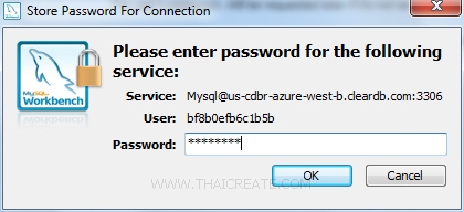 MySQL บน Windows Azure ด้วย MySQL Workbench MySQL บน Windows Azure ด้วย MySQL Workbench