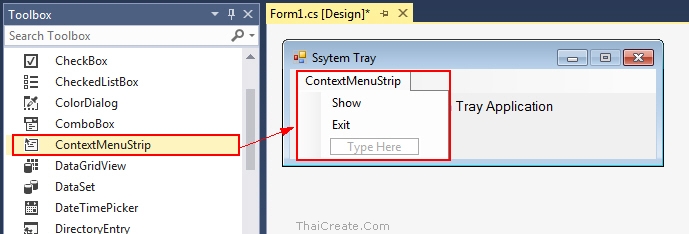 Windows Form Application and System Tray Icon Windows Form Application and System Tray Icon