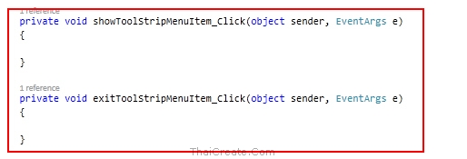 Windows Form Application and System Tray Icon