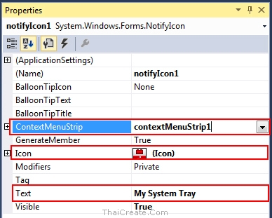 Windows Form Application and System Tray Icon