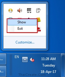 Windows Form Application and System Tray Icon