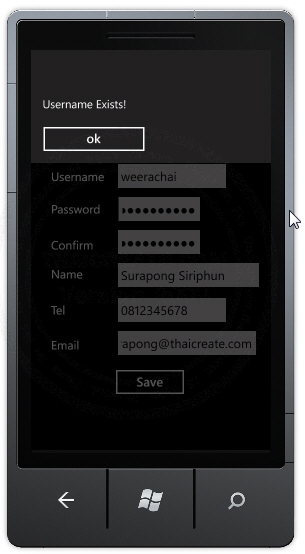 Windows Phone Add Insert Data into Web Server Windows Phone Add Insert Data into Web Server