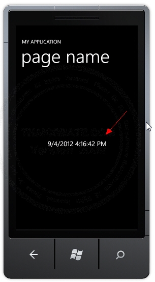 Windows Phone and Timer Windows Phone and Timer
