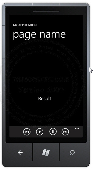 Windows Phone ApplicationBar Windows Phone ApplicationBar