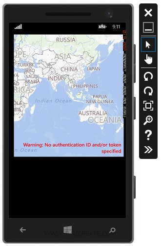 Windows Phone and Bing Map