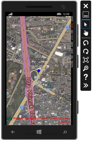 Windows Phone and Bing Map Marking Location