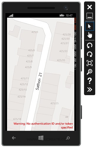 Windows Phone and Bing Map ZoomLevel , Cartographic Mode