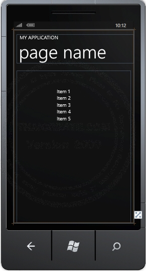 ListBox - Windows Phone Controls ListBox - Windows Phone Controls