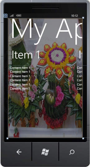 Panorama - Windows Phone Controls