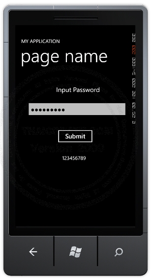 PasswordBox - Windows Phone Controls PasswordBox - Windows Phone Controls