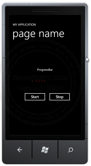 ProgressBar - Windows Phone Controls