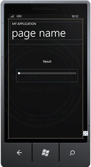 Slider  - Windows Phone Controls