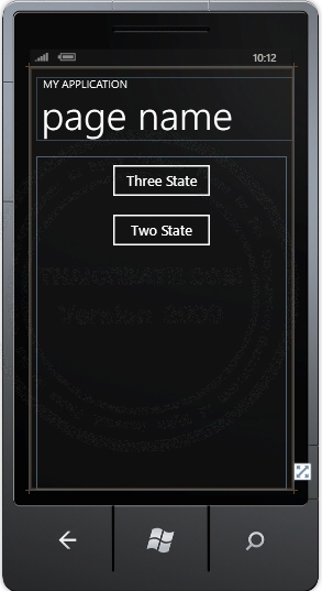 ToggleButton  - Windows Phone Controls