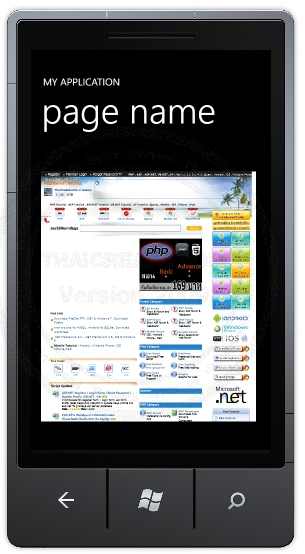 WebBrowser - Windows Phone Controls WebBrowser - Windows Phone Controls