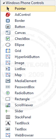 Windows Phone Controls