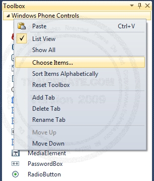 Windows Phone Controls