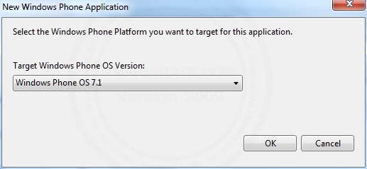 Windows Phone Create New Project Windows Phone Create New Project
