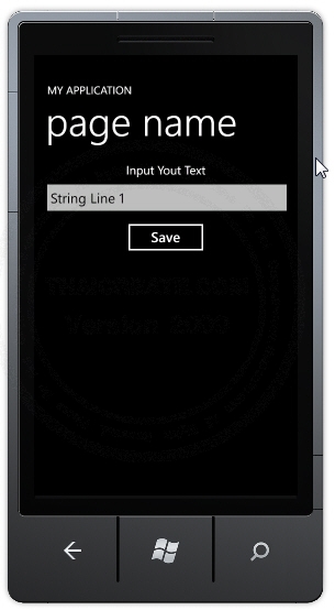 Windows Phone Create and Write Text File In Isolated Storage Windows Phone Create and Write Text File In Isolated Storage