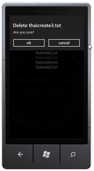 Windows Phone Delete / Remove File In Isolated Storage Windows Phone Delete / Remove File In Isolated Storage