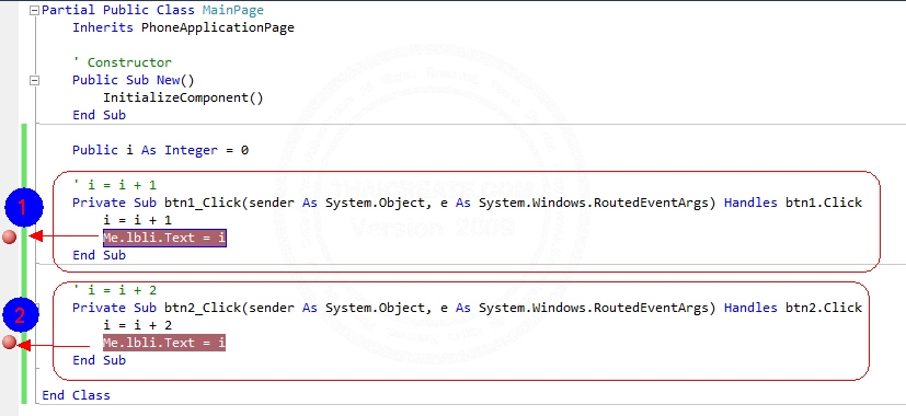 Windows Phone Visual Studio Debugging